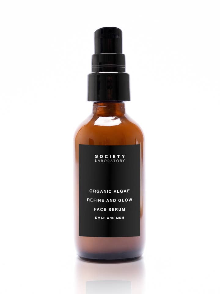 ORGANIC ALGAE REFINE AND GLOW FACE SERUM for wholesale by Society Laboratory