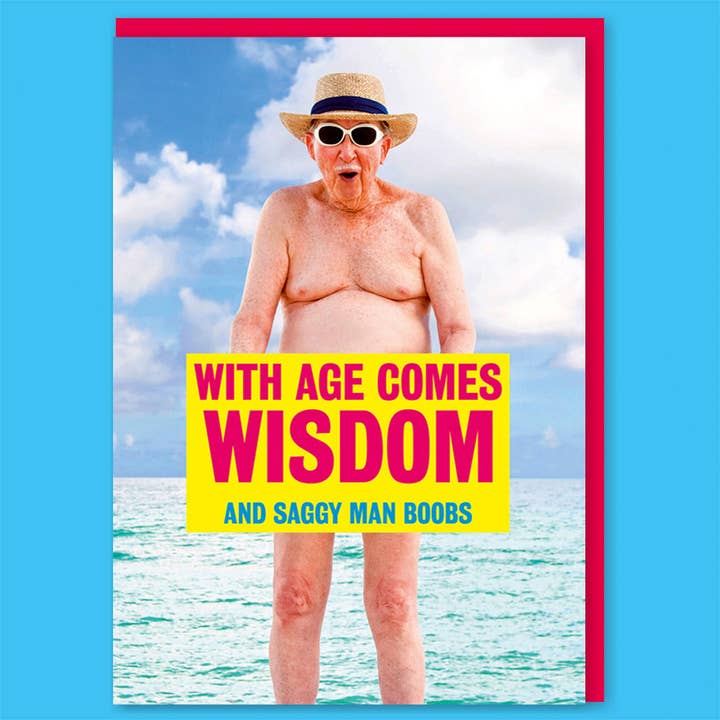Dean Morris Cards – wholesale Birthday card – With Age Comes Wisdom Greeting Card