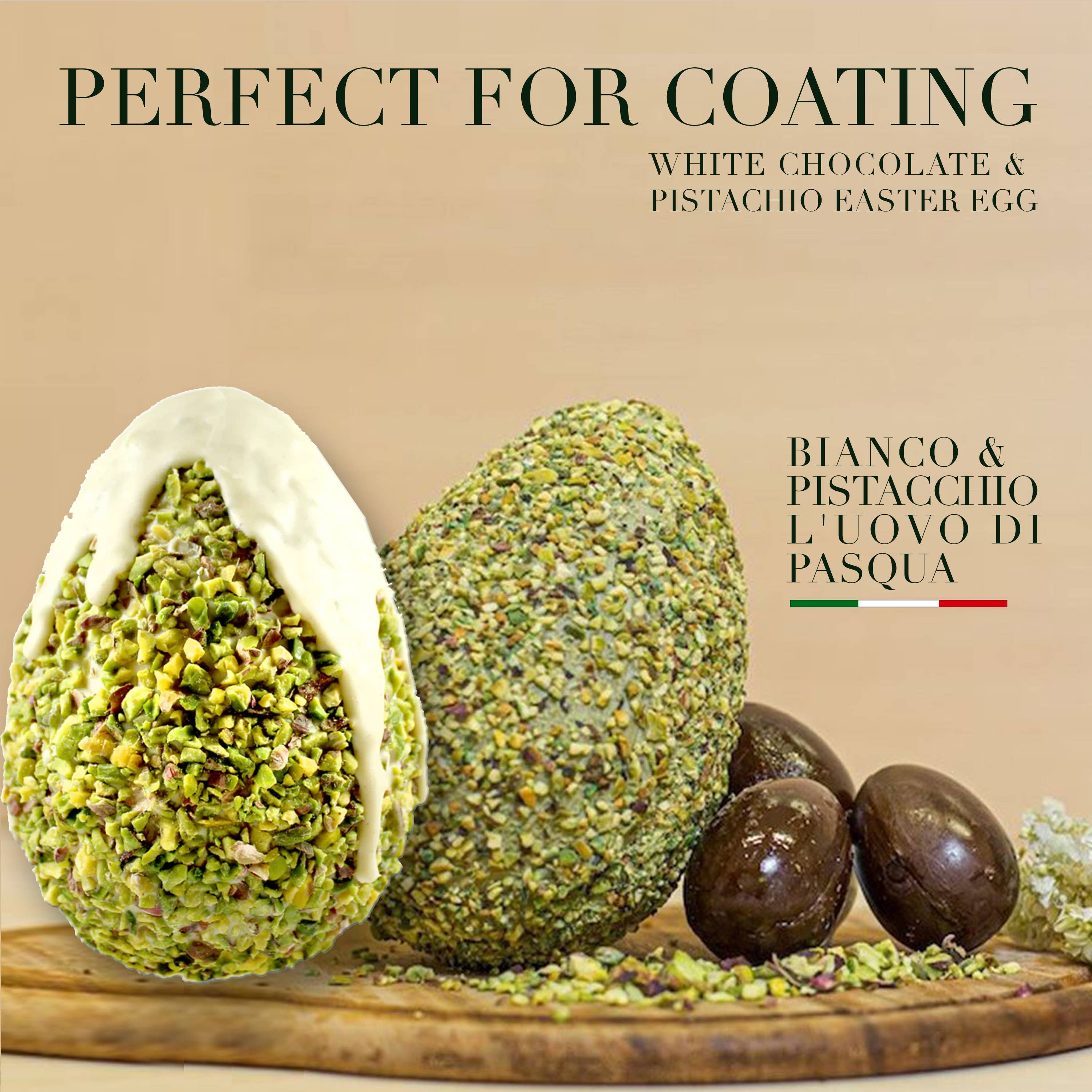 Swisense - Wholesale Baking Chocolate - Premium Italian White DELUXE Melting Chocolate Melts 2 LBS9