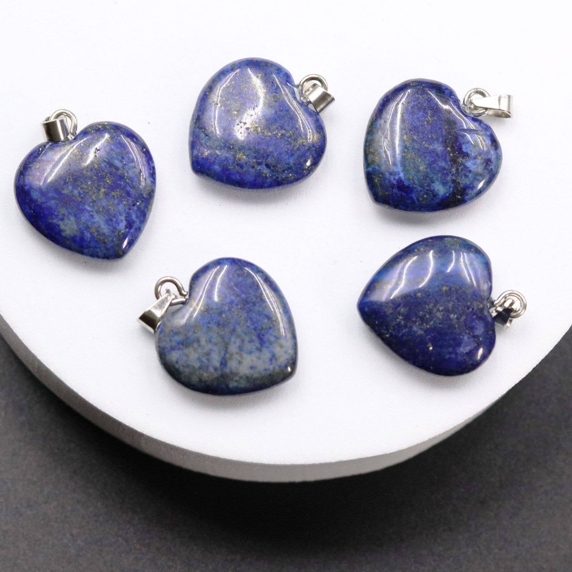 Gemcohub – wholesale Spiritual stone/crystal – Amethyst Pendant Agate Heart Necklace Natural Stone5