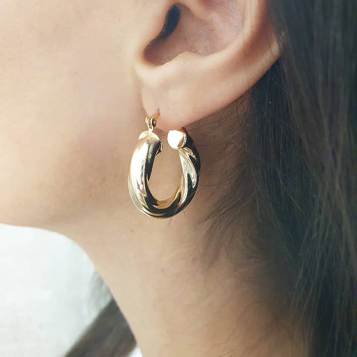 Harfi – Brincos de argola por atacado – Brincos de Argola Coco1