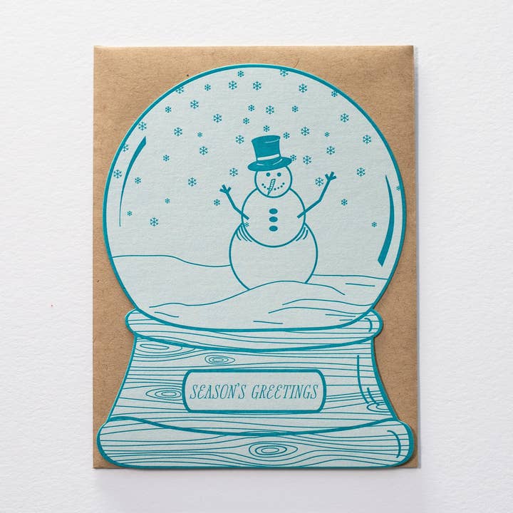 Snemand Sne Globe for engroshandel hos Pistachio Press