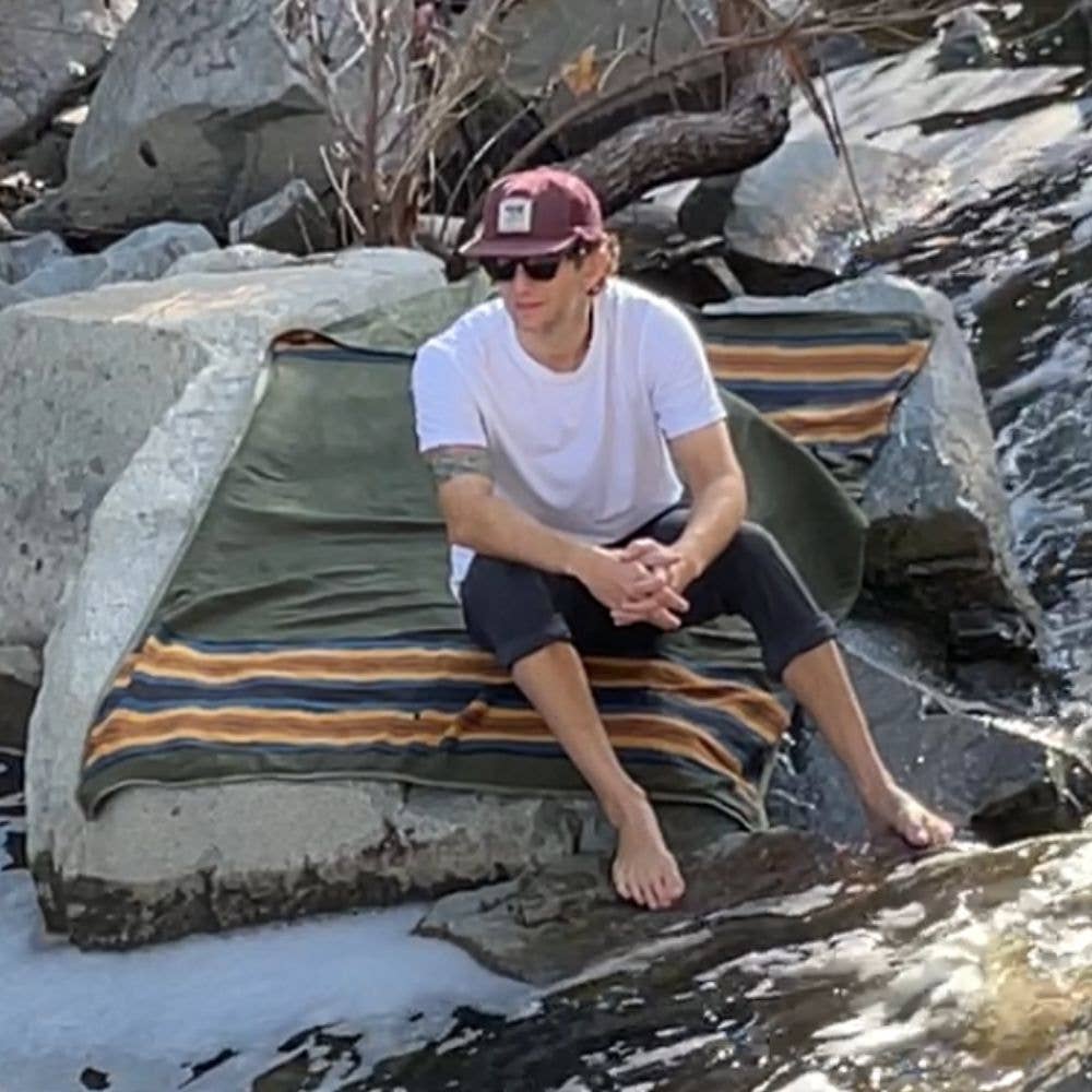 West Path - Vente Nappe de pique-nique - Couverture de camping en toile imperméable pour activités en plein air7