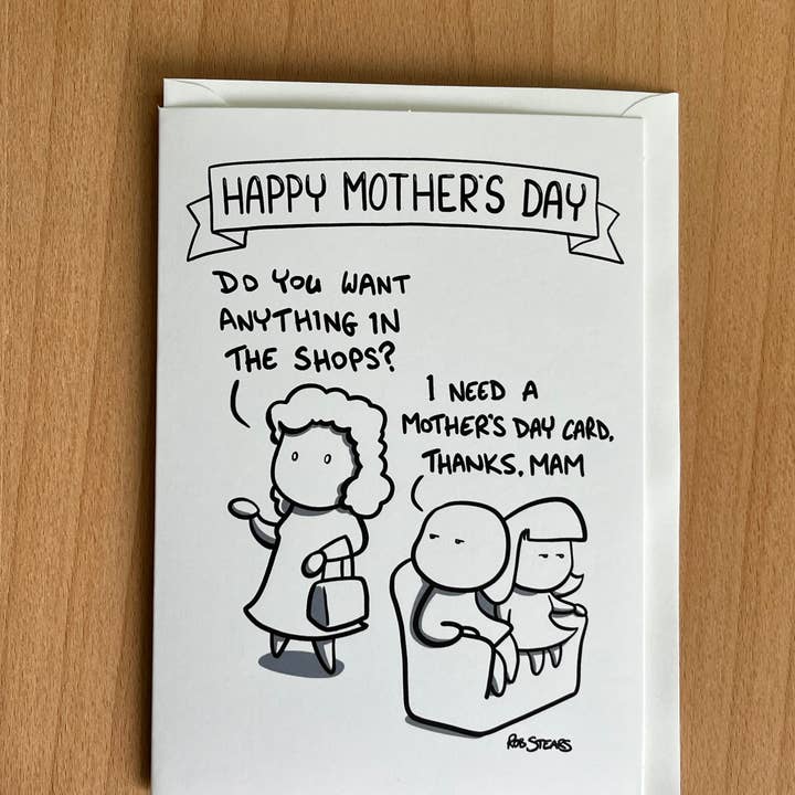 Shopping per la Festa della Mamma per la vendita all'ingrosso da parte di Rob Stears Illustration