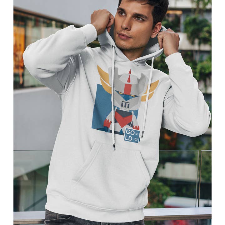 Collection #93 Unisex Hoodie - Goldorak for wholesale by MINICRUSH