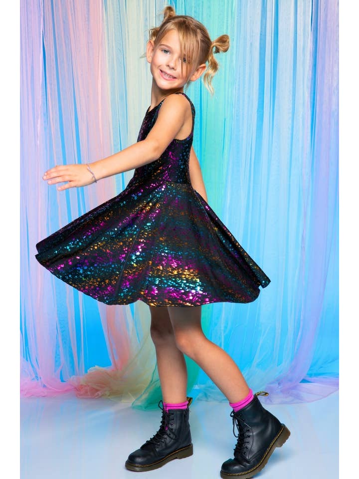 PixieLane - Wholesale Dress - Kids - Glitter Tank Super Twirl Dress53