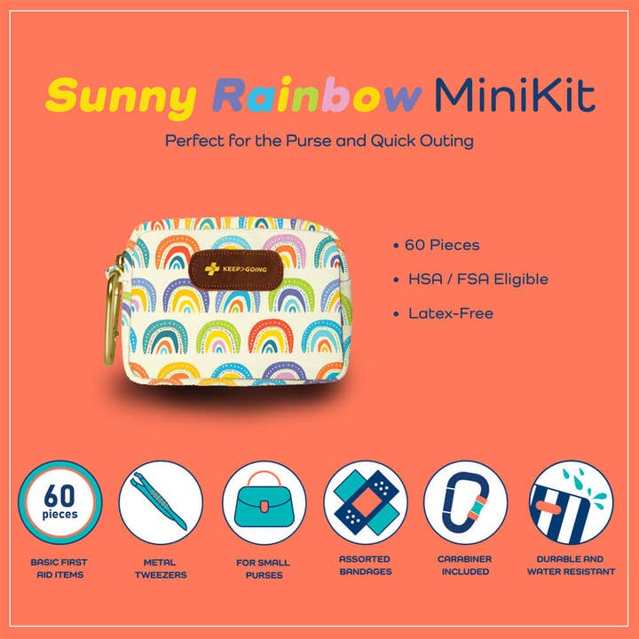 KEEP>GOING First Aid - Wholesale First Aid Kit - First Aid "Loaded" MiniKit (60 pcs)1