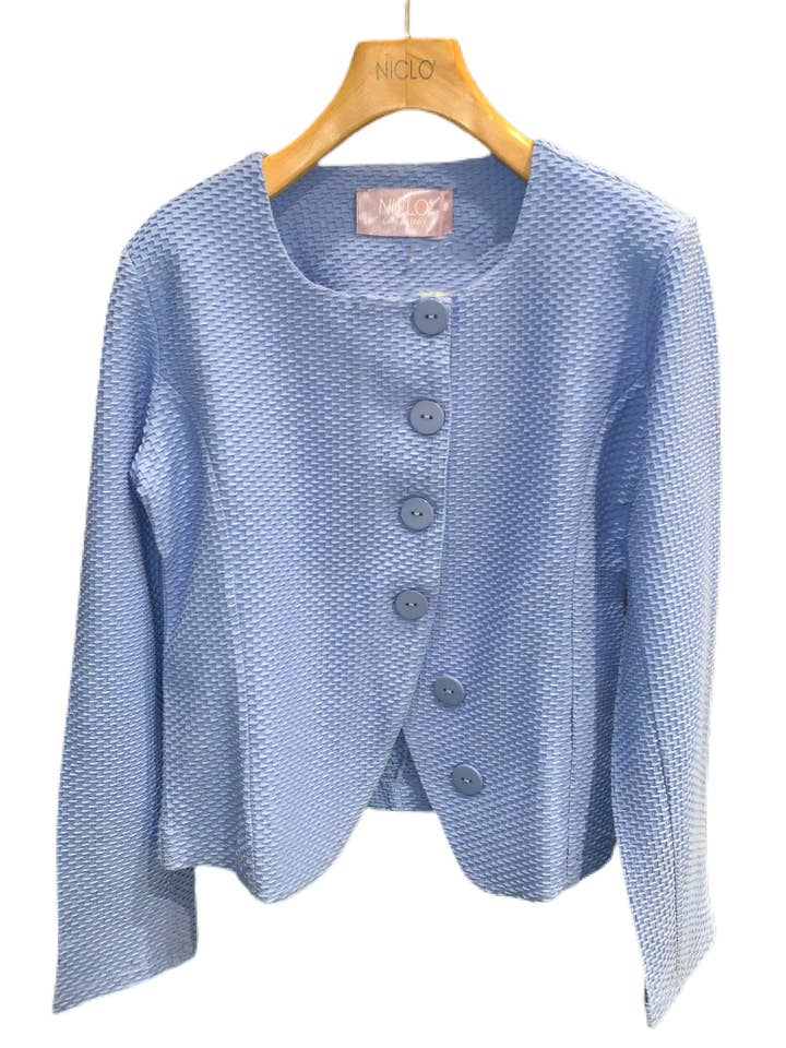 Knitted jacket #2211103 for wholesale by NICLO' love in italy