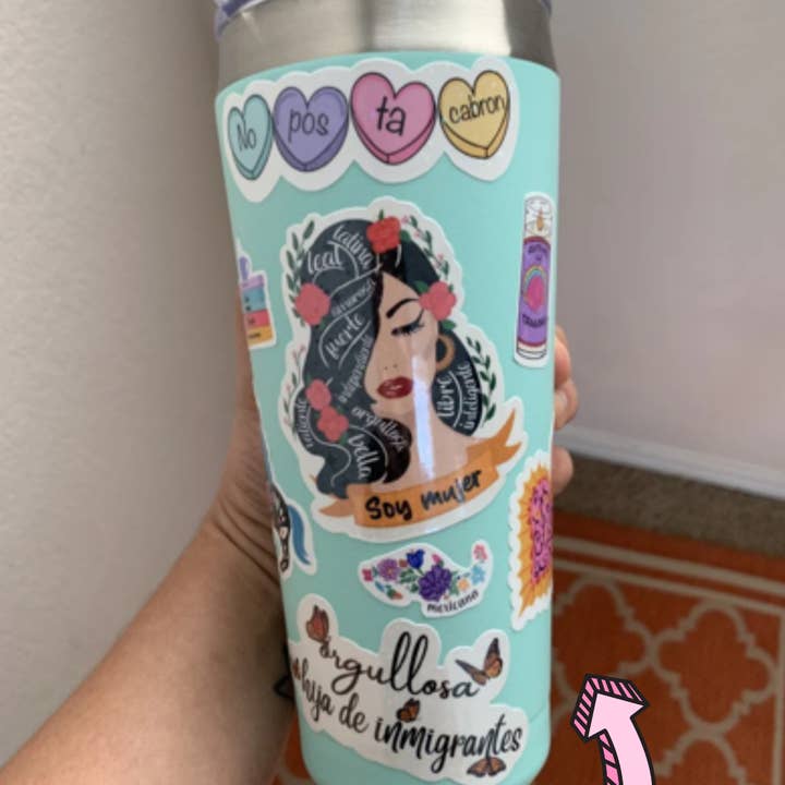 Lalatina Shop - Wholesale Sticker - No pos ta cabron die cut sticker, funny latinx decal,spanish
