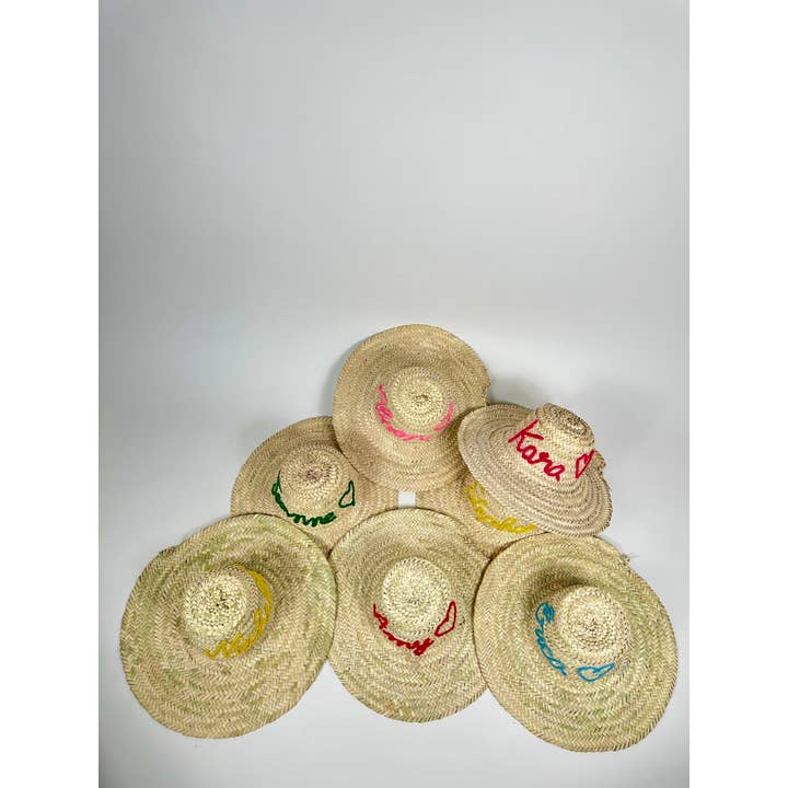Mikwi - Wholesale Straw Hat - Women's - Personalised Straw hat - DECORATIVE STRAW HAT - Moroccan hat4