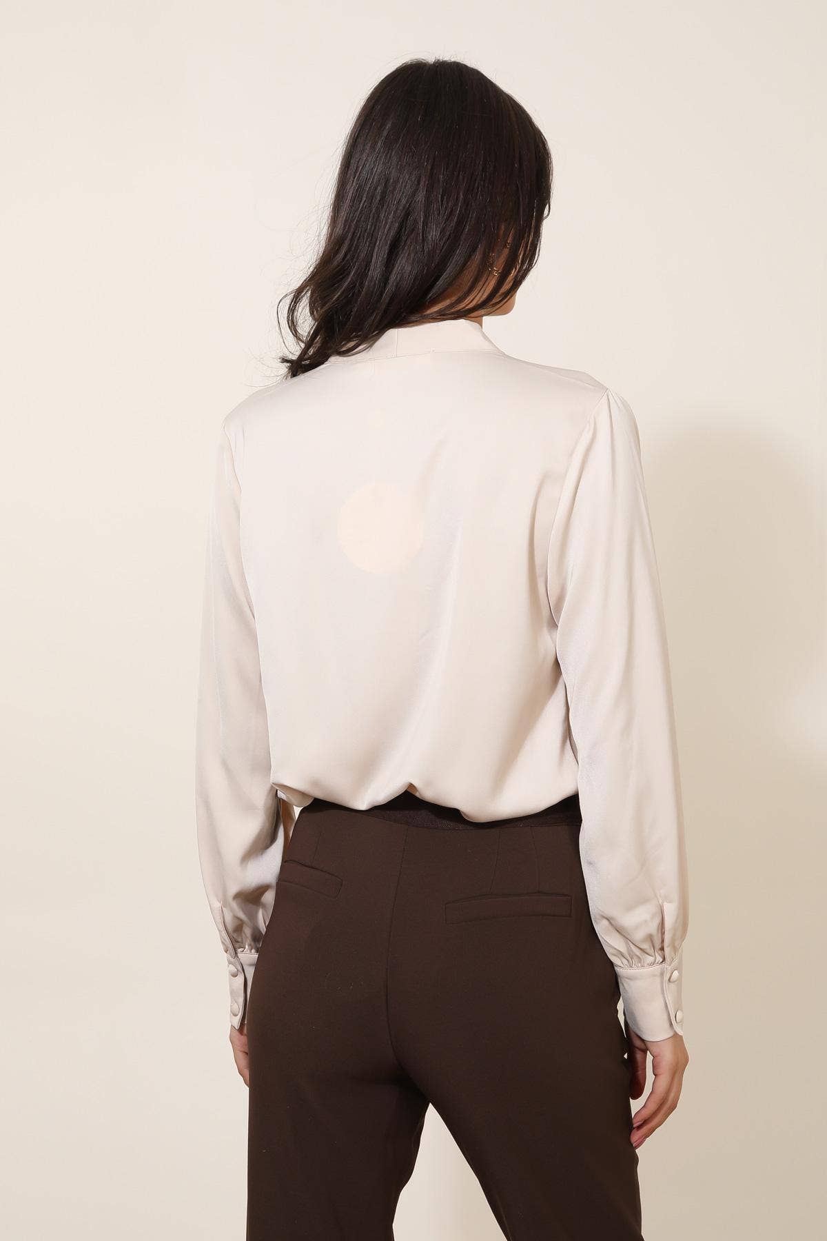 LULUMARY - Vendita all'ingrosso Camicetta - Donna - Blusa satinata H6723