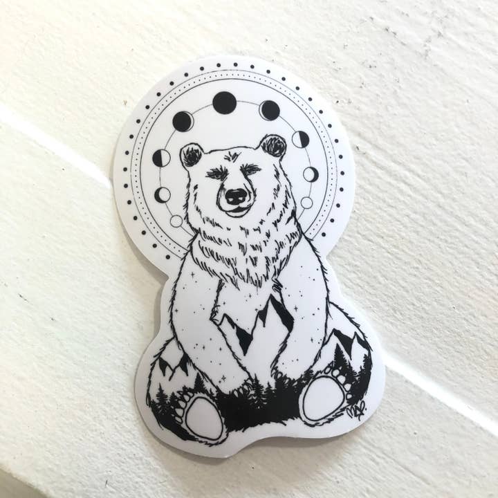 Meli TheLover – wholesale Sticker – Stickers Waterproof Vinyl - Mystic Bear1