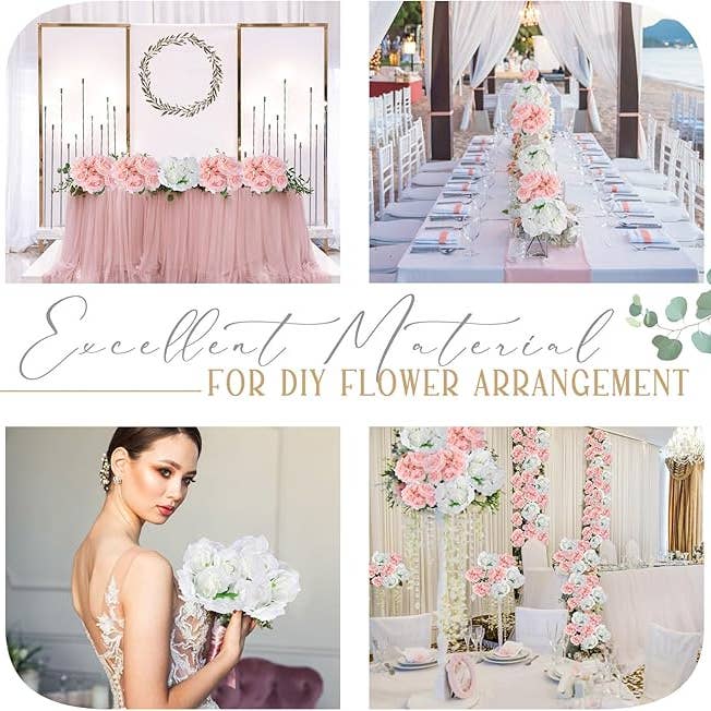 Crover - Wholesale Artificial Flowers - 18 Bunches Artificial Rose Bouquet6