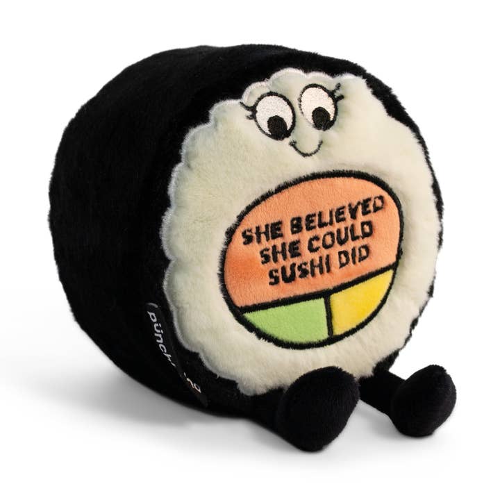Sushi Plush Just Kiddin' Plush For Kids Tweens Toy Funny for wholesale by Punchkins