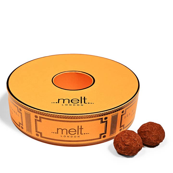 Caramel Bonbon Wreath Box for wholesale by Melt Chocolates