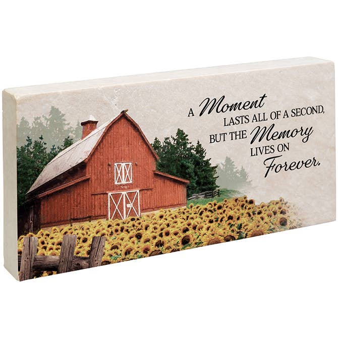 "Memory Lives On" Marble Paver for wholesale by Gift & Garden by Carson