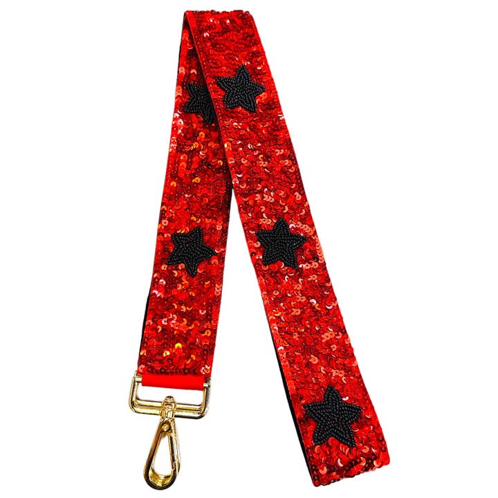 Queens Designs - Wholesale Bag Strap - Women's - Game Day Star Sequin Straps 3