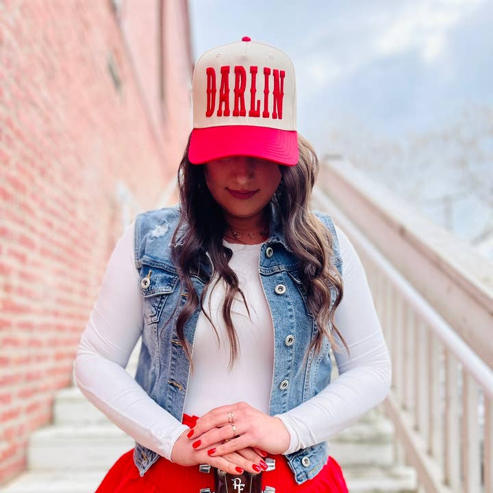 Darlin Embroidered Hat and other Purchase Wholesale darlin hat. Free Returns & Net 60 Terms on Faire trending on Faire.