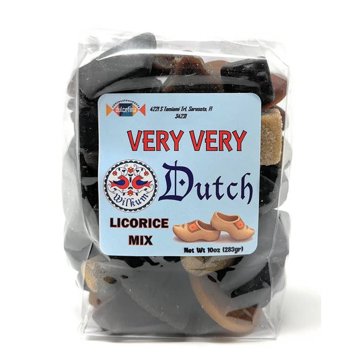 Dulcefina Chocolate and Sweets - Wholesale Licorice - Very Very Dutch Licorice Mix 10 Oz Bag