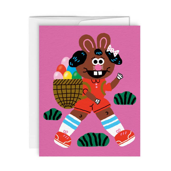 CHASSE AUX OEUFS — Greeting card for wholesale by Paperole