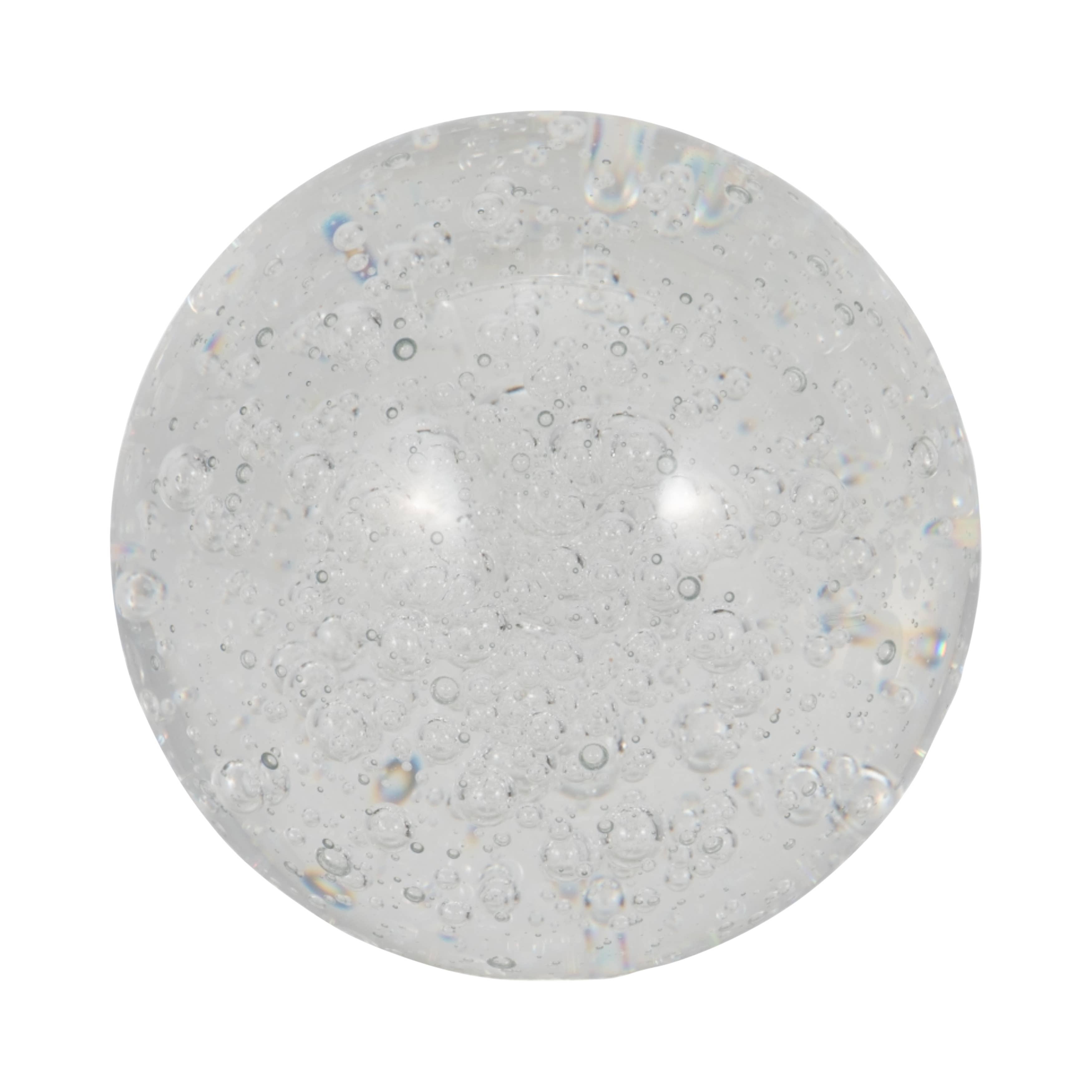 Sagebrook Home - Wholesale Decorative Tabletop Object - Clear 4 in. Glass Crystal Ball Decorative Orb6