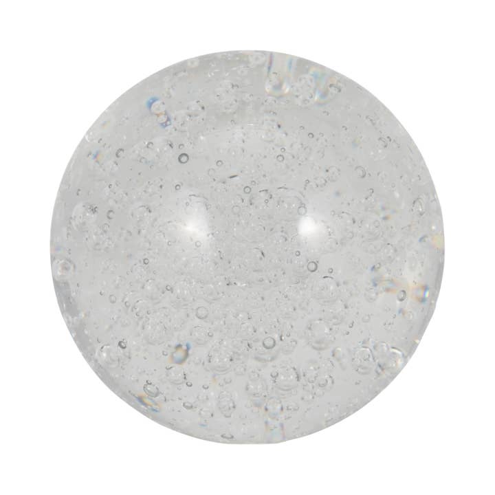 Sagebrook Home - Wholesale Decorative Tabletop Object - Clear 4 in. Glass Crystal Ball Decorative Orb6