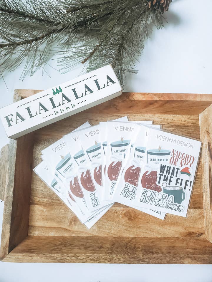 Holiday Sticker Pack por atacado de Vienna Design LLC