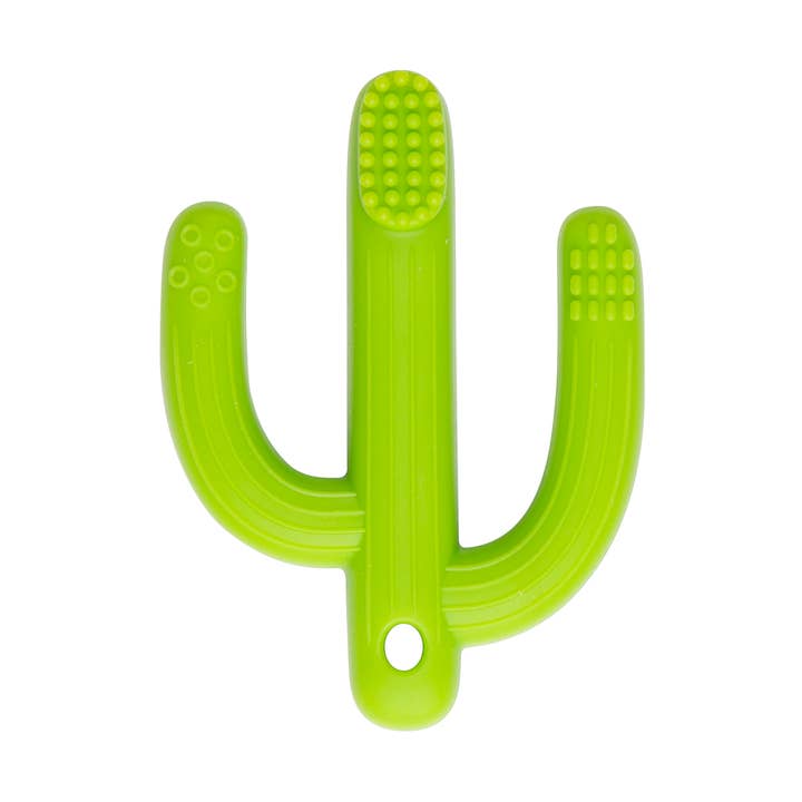 Baby Silicone Cactus Toothbrush for wholesale by Bizzu