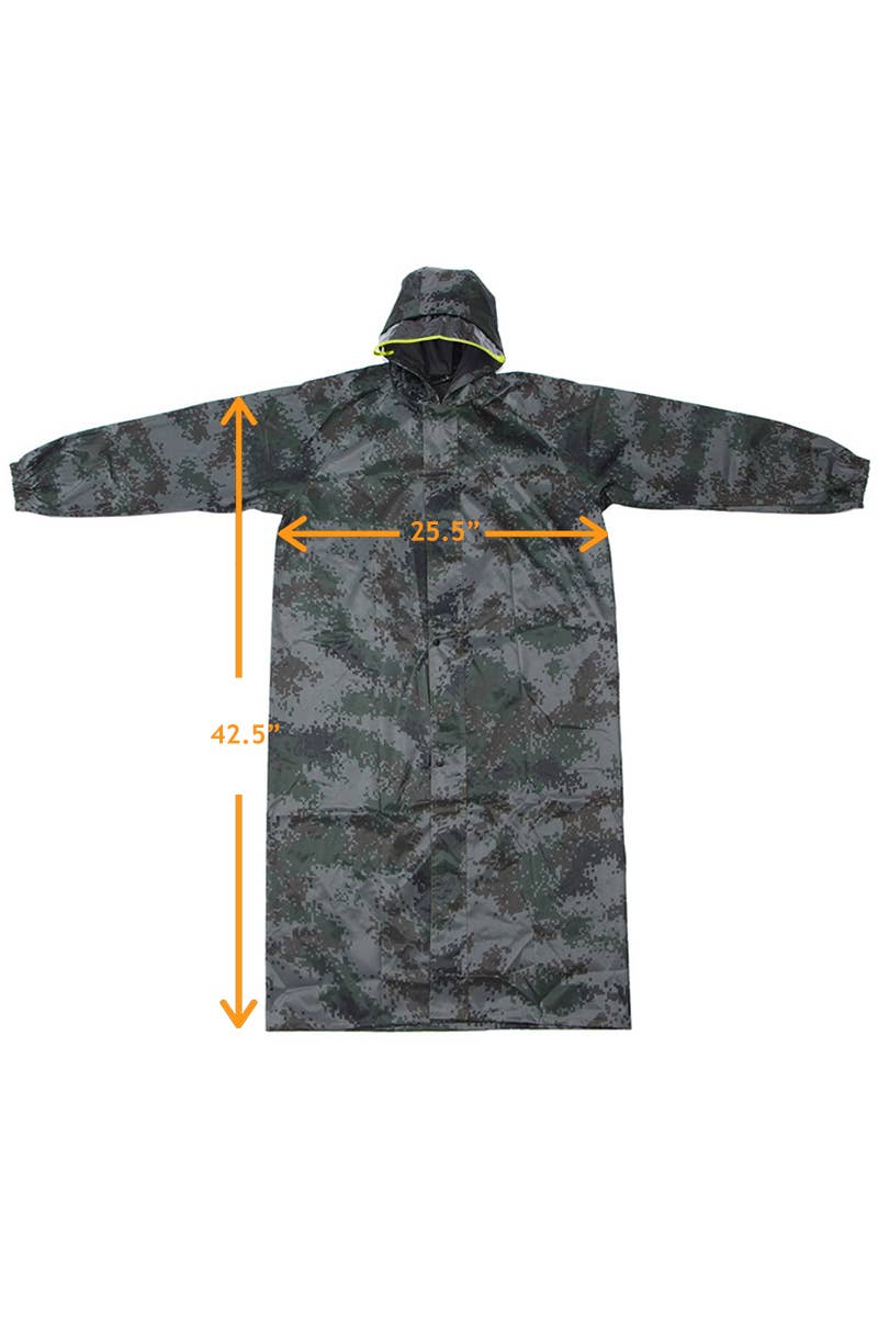 Cap Zone – wholesale Raincoat – Unisex – Hooded Waterproof High-Quality PVC Raincoat9