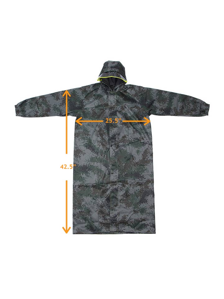 Cap Zone - Wholesale Raincoat - Unisex - Hooded Waterproof High-Quality PVC Raincoat9