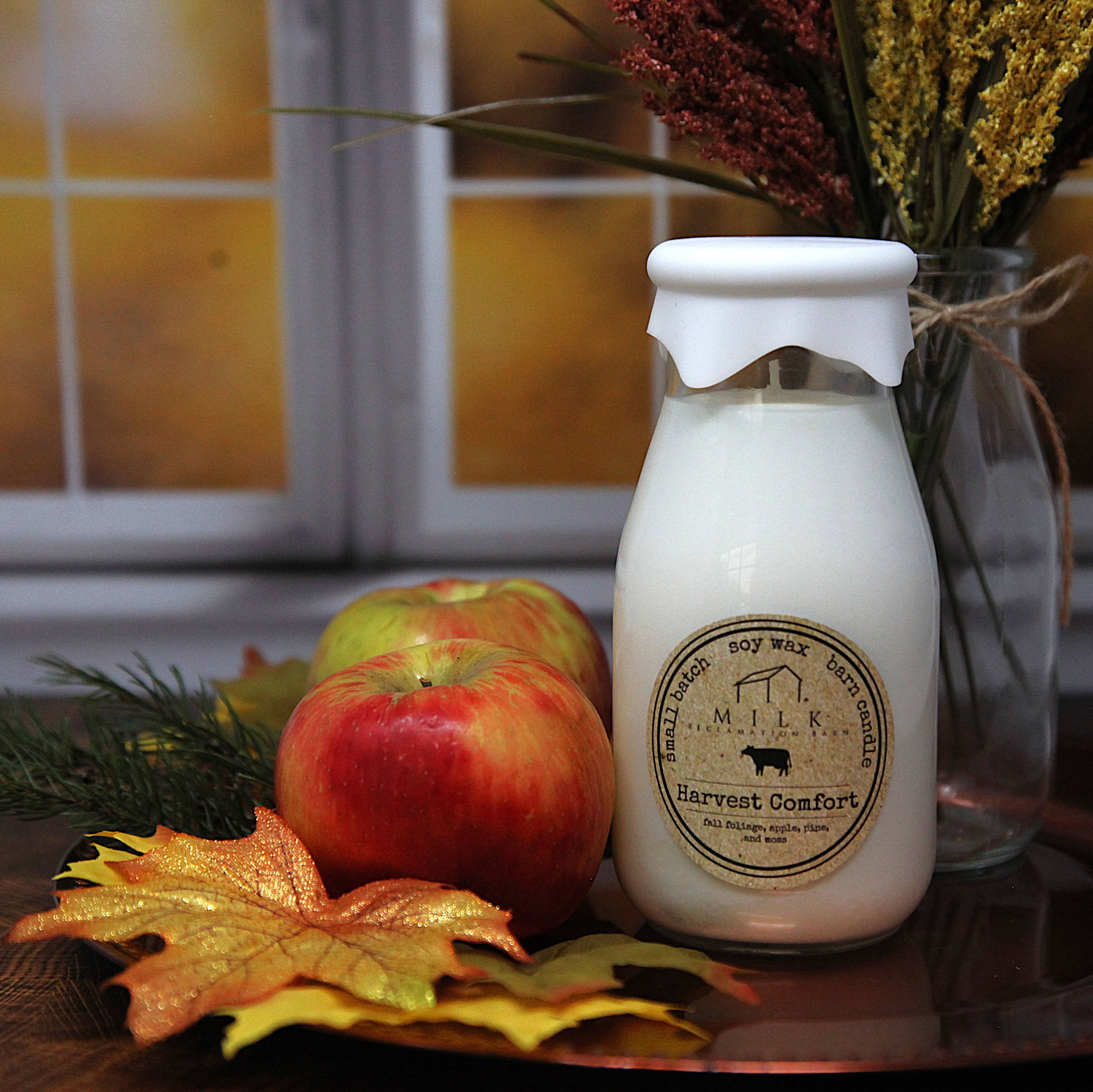Milk Reclamation Barn - Wholesale Jar/Filled Candle - Milk Bottle Candle 13 oz85