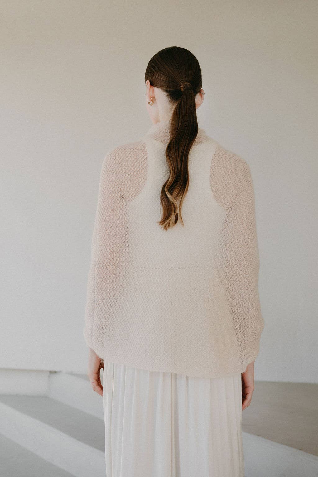 WOOL HOUSE - Wholesale Wrap - Women's - Luxurious Bridal Wrap Shawl / MAGNOLIA2