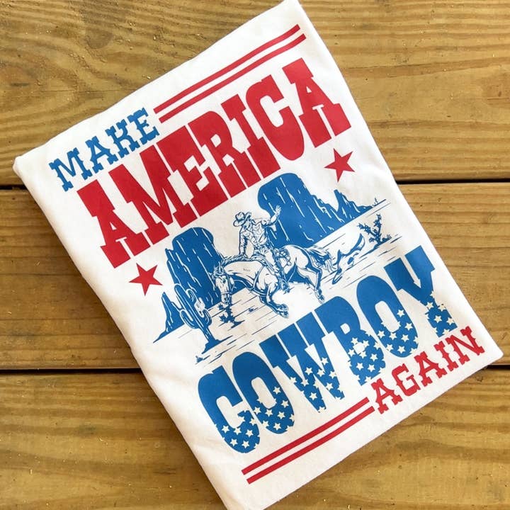 Haz que América sea vaquera otra vez - Comfort Colors para venta al por mayor de COTTON PRESS CO.