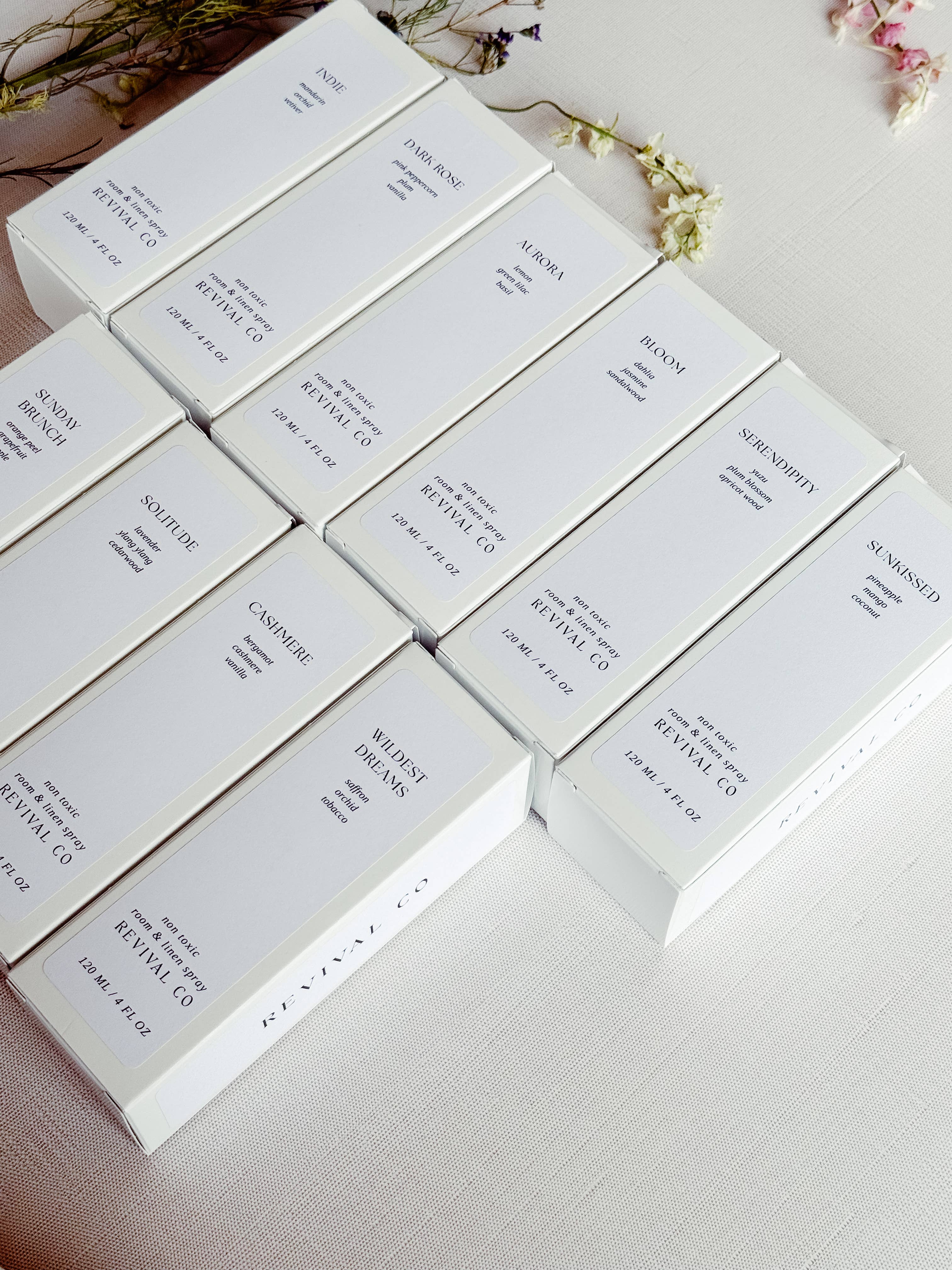 Revival Co – wholesale Linnespray – Aurora/ Kalabrisk Citron + Syren / Rums- och Linnespray3