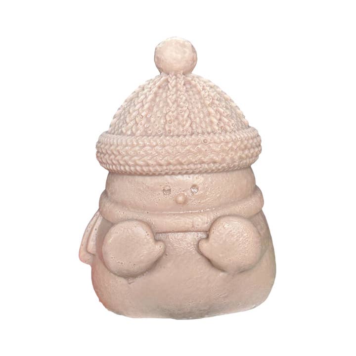 Plunk Soap and Candle Company - Wholesale Bar Soap - 3D Adorable Snowman with Scarf and Hat Soap: Christmas theme2