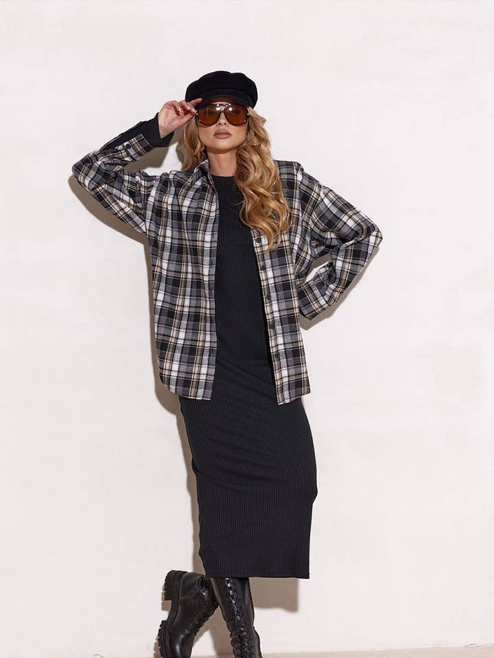 Camisa de manga larga Modelo 220467 Roco Fashion para venta al por mayor de Lieber Deem Marktplatz