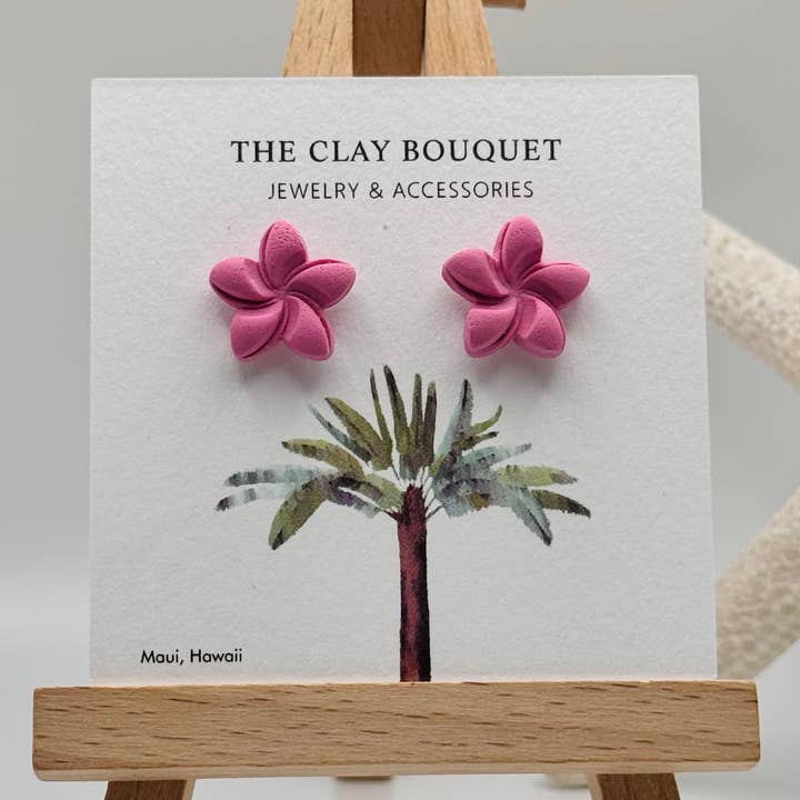 The Clay Bouquet – wholesale Solitärörhängen – Plumeria dubbar0