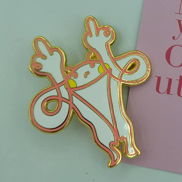 oORn – Großhandel Anstecker/Button – Denken Sie an Ihren eigenen Uterus Hartemail-Pin0