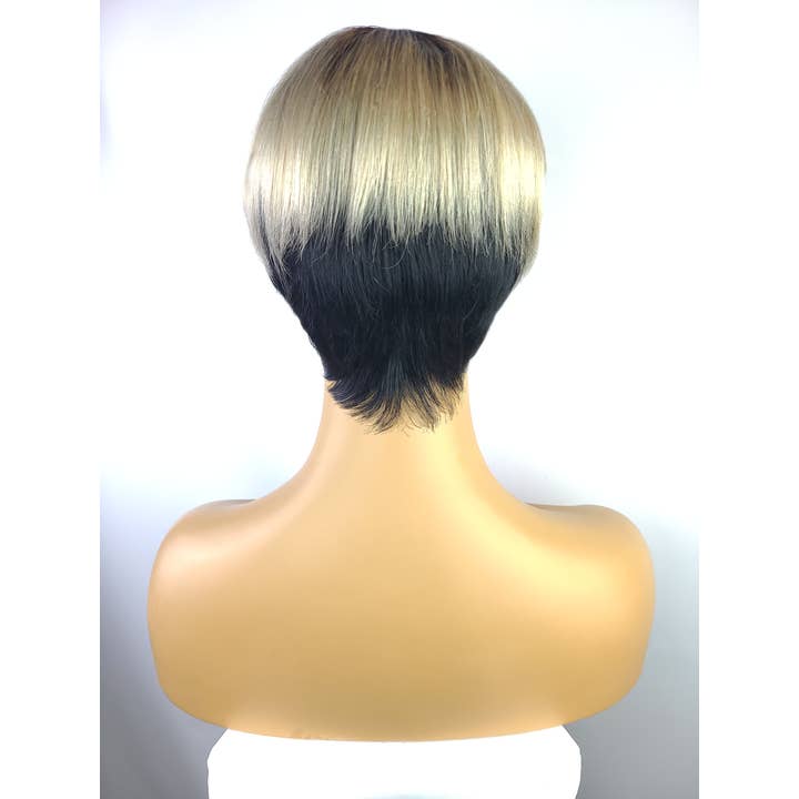 Celebrity Hair for Less - Wholesale Wig/hair piece - Remy Pixie Wig, 1B/6134