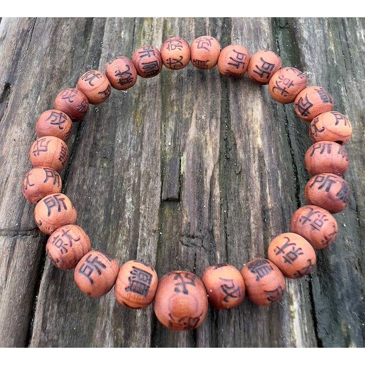 Namu Baru Inc. – wholesale Pärlarmband – Koreanska Zen ceder med skriva pärlstav armband handled Mala 8mm5