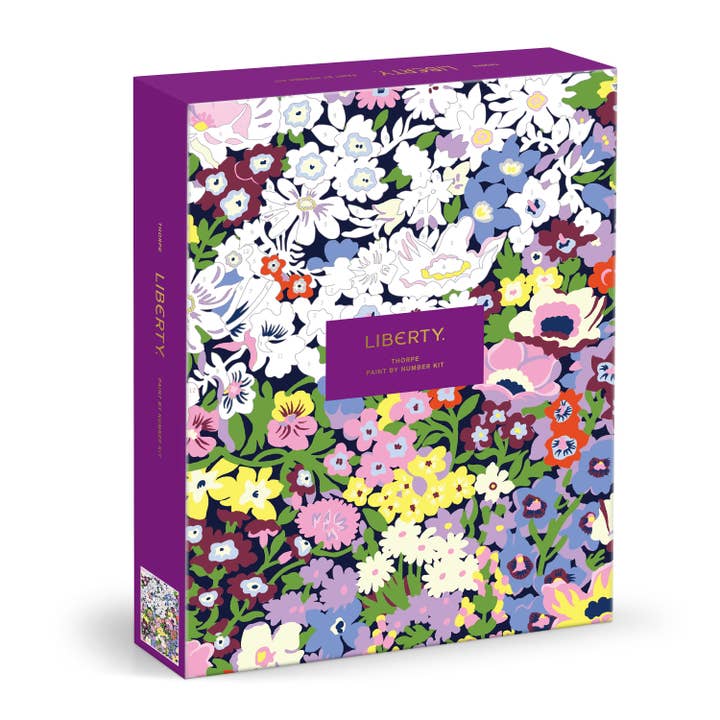 Liberty 9 x 12 Paint by Number Kit Thorpe (Craft Kit) for wholesale by Abrams & Chronicle Books
