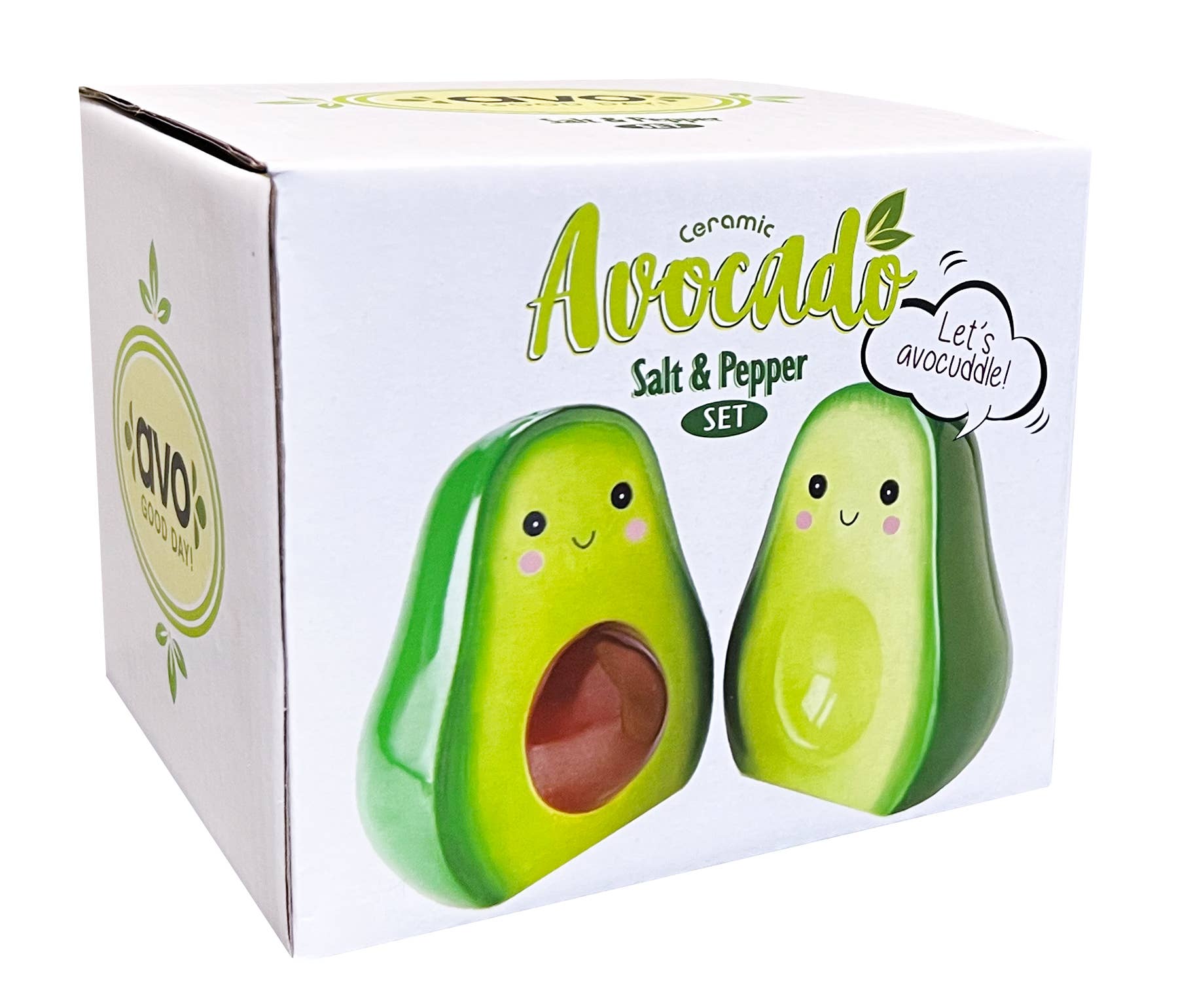 Streamline - Wholesale Salt & Pepper Shaker Set - Avocado Salt & Pepper Set2