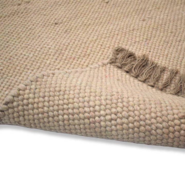Wool Textured Rug for wholesale by absolutely natural lifestyle