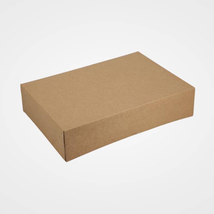 Native - Wholesale Gift Box - Ecru Kraft Caterer Rectangle Box0