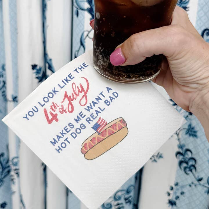 You Look Like the 4th of July Napkins for wholesale by Suburban Soiree