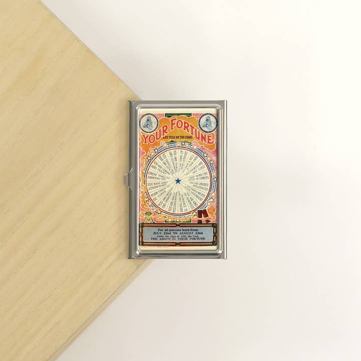 Din Fortune Funky Tarot Luck Fortune Tegnetegnebogskort sag for engroshandel hos Lucy Lu Designs