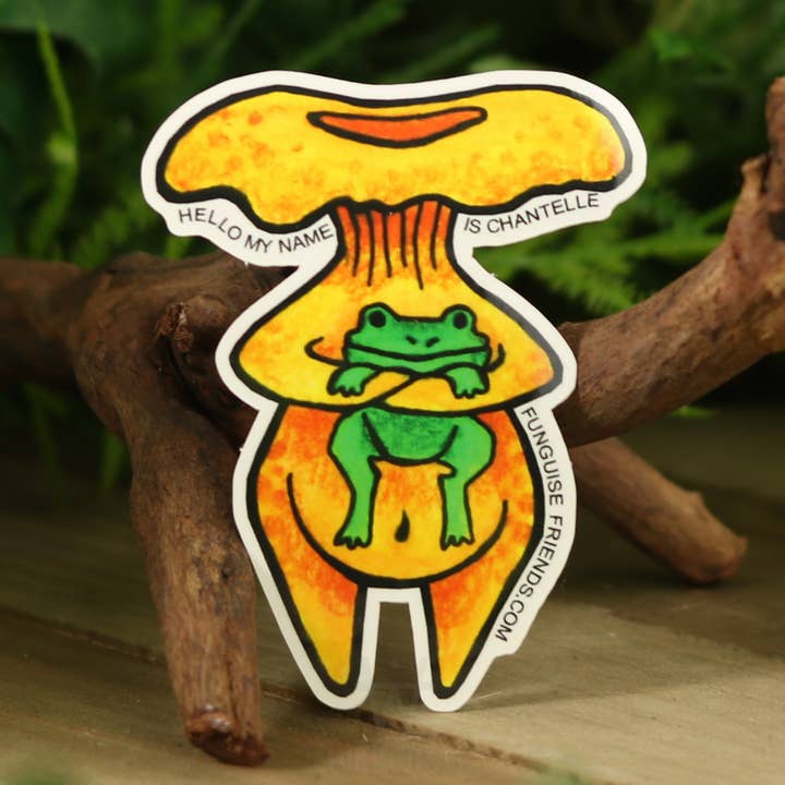 Vinyl Funguise® Sticker - Chantelle for wholesale by Funguise Friends by WkdWest