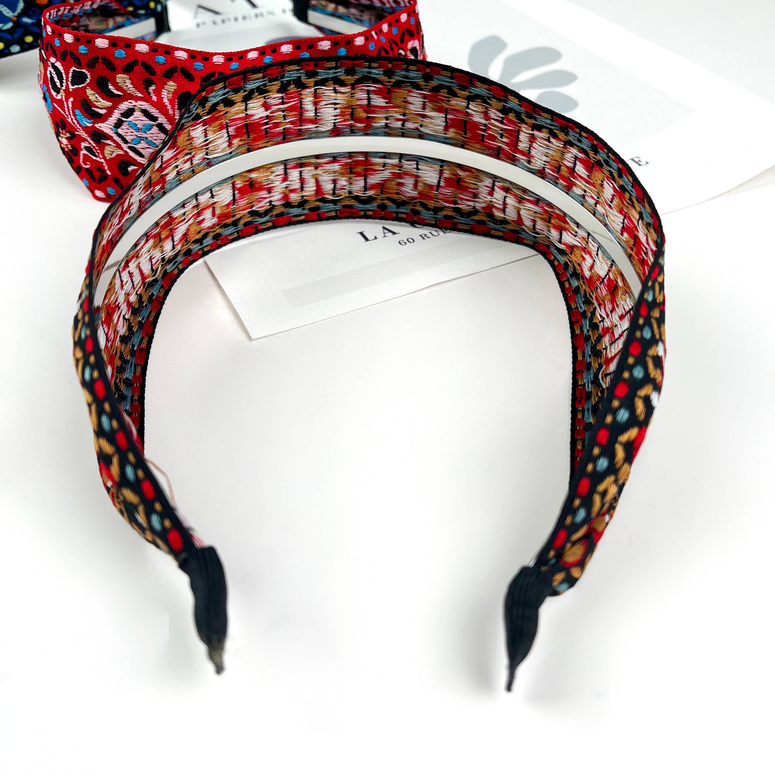 TheDivaSoap - Wholesale Fashion Headband - Women's - Boho ethnic style embroidered headband6