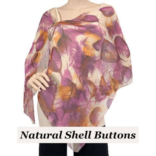 The Magic Scarf Company - Wholesale Wrap – Women's - 2451 - Silky Two Button Shawl25