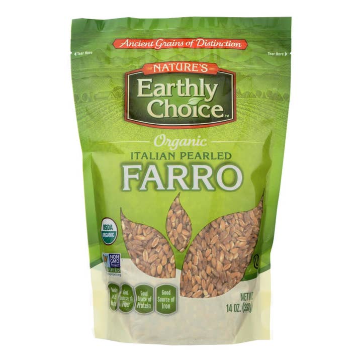Ware Spark - Wholesale Nuts - Nature's Earthly Choice Pearled Farro - Italian - Case Of 6 - 14 Oz.